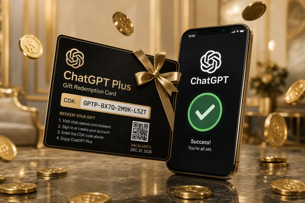 ChatGPT Plus 充值卡怎么买、怎么用?2026 卡密代充 + 自助充值指南